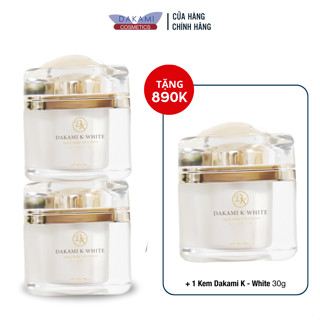 (Mua 2 tặng 1) Kem Dakami K-White, kem dưỡng da chống nắng, hỗ trợ làm mờ sạm nám, trẻ hoá làn da hộp 30G