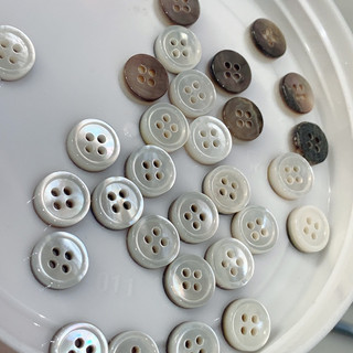 Nút cúc vỏ sò 10mm 9mm 15mm 20mm 11,5mm 12,5mm