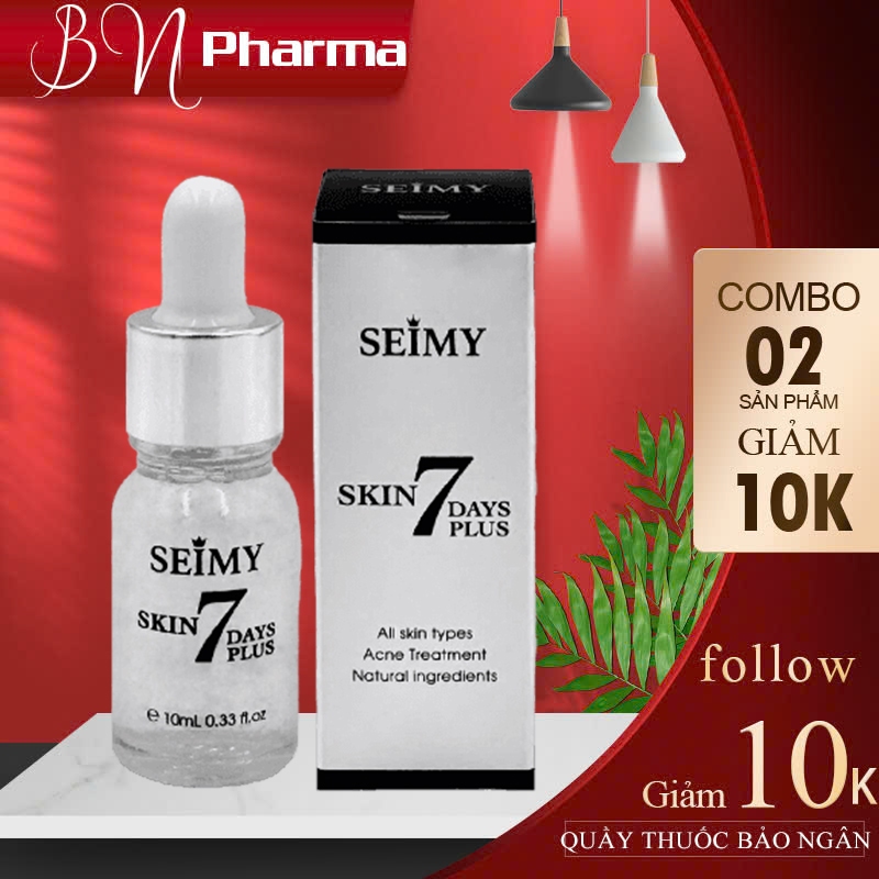Serum Giảm Mụn Thâm Rỗ Seimy - Skin 7 Days 10 ml