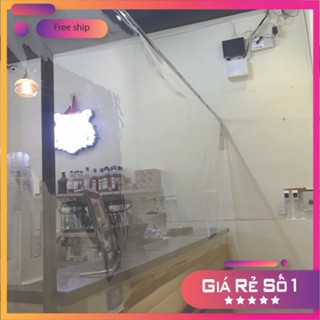 Tấm nhựa dẻo| Tấm PVC trong suốt chắn khuẩn | Màn nhựa dẻo