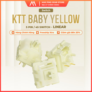 Bộ Switch KTT Baby Yellow (5 pin / 45 switch – Linear)
