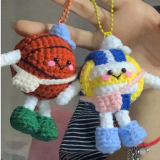 Móc khoá bóng đá handmade cutie