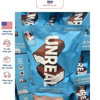 Kẹo chocolate nhân dừa date 2026 Unreal Dark Chocolate Coconut Minis - EDS Hàng Mỹ