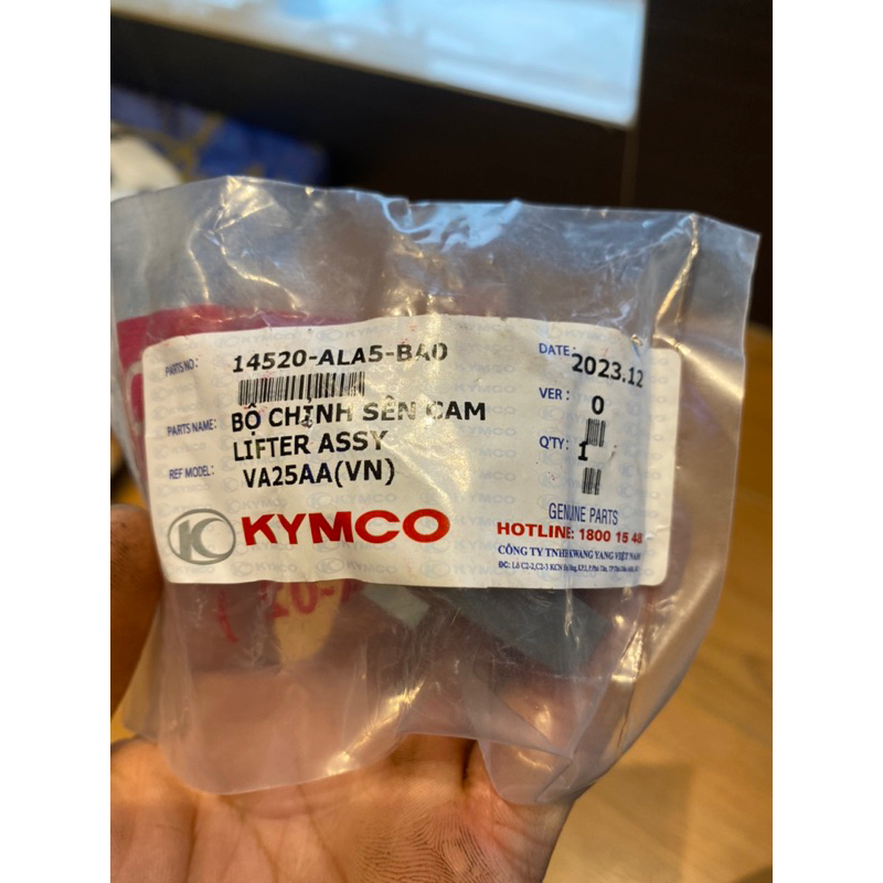 Tăng cam KYMCO gắn cho AB 125