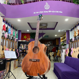 Đàn guitar acoustic SV-FA2 full gỗ hồng đào - Action thấp, có ty chống cong, chơi được lâu
