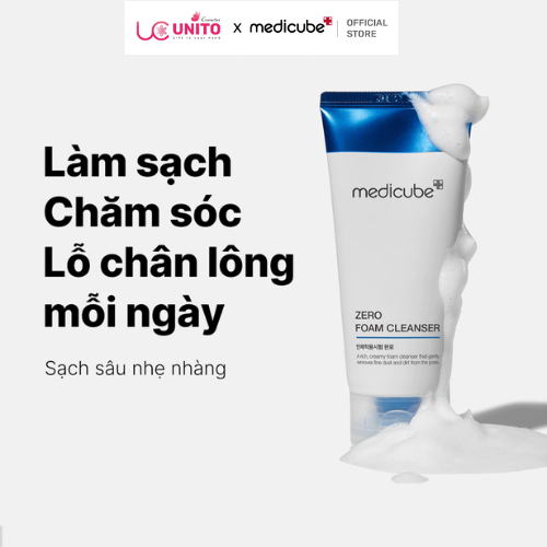 Sửa rửa mặt dịu nhẹ Medicube Zero Foam Cleanser
