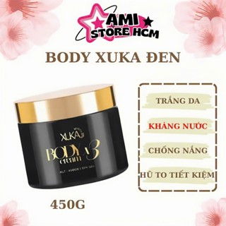 Kem Body XUKA X3 Đen Dưỡng Da Trắng Sáng, Chống Nắng Hũ To 450gr