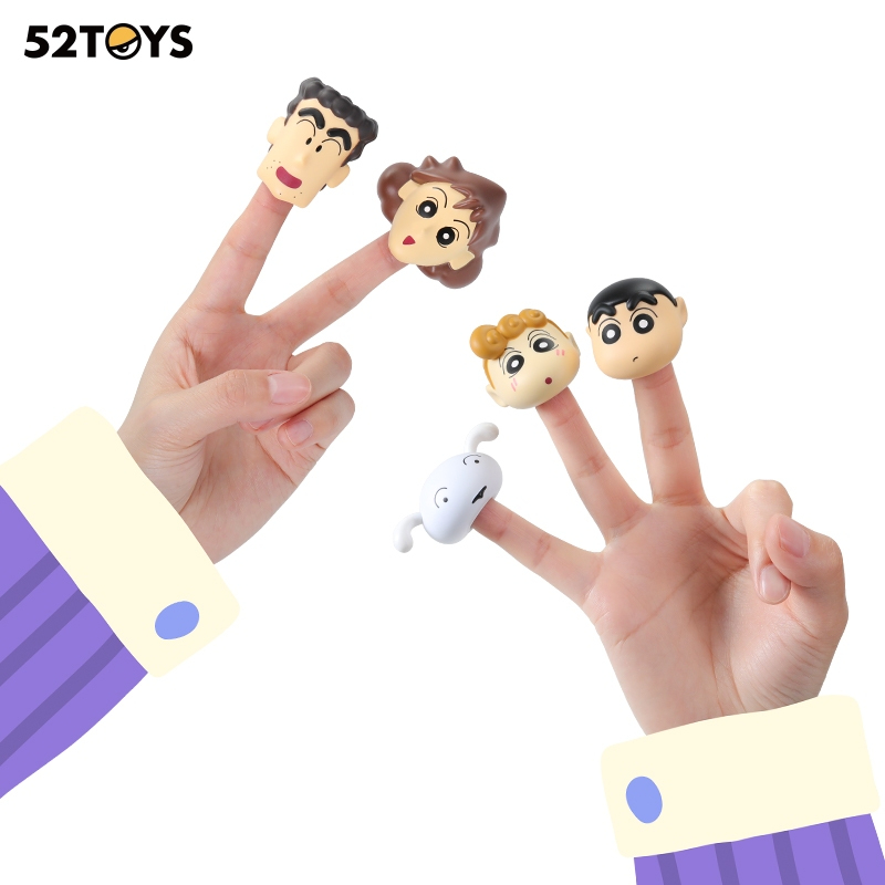 Hộp Mù Crayon Shinchan Mini Series-Finger Puppet Toys Series Blind Box Figure Toy - 52TOYS