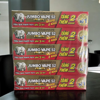  Combo 5 hộp nhang muỗi Jumpo cao cấp ít khói s2 tiết kiệm hơn 