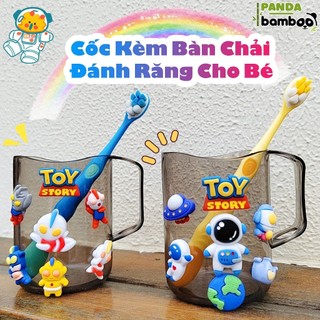 Cốc Súc Miệng Cho Bé Hình Kuromi/ Melody Dễ Thương Chất Liệu Nhựa PP Cao Cấp Tặng Kèm Bàn Chải Lông Mềm An Toàn Cho Bé