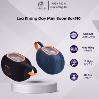 Loa Bluetooth Boombox 910 Không Dây Công Suất 10W Âm Thanh Hay Bass Căng Nghe Cực Đã Chống Nước IPX6