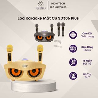 Loa Karaoke Bluetooth SD306 Plus Bản Cao Cấp - Tặng Kèm 2 Micro Đa Năng Loa Không Dây Âm Bass Chuẩn