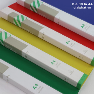Bìa lưu trữ hồ sơ 30 lá chất liệu nhựa - Size A4 - F/C - King-Star