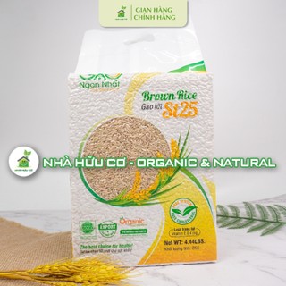  Túi 2kg - GẠO LỨT ST25 VIETGAP nguyên cám – GẠO NGON NHẤT -  Nhà hữu cơ 