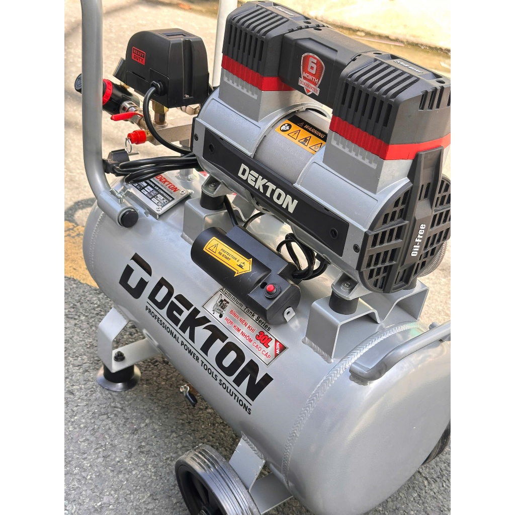 Máy Nén Khí Bình Nhôm Hợp Kim Siêu Nhẹ 30Lít 2.0HP DEKTON DK-AC3930Promax