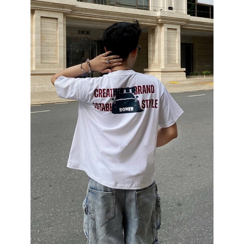  Áo thun BOXY "Por911" THE RONER 100% Cotton Local Brand Unisex Form Rộng | BigBuy360 - bigbuy360.vn