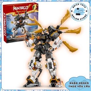 [Có sẵn] Đồ chơi lắp ráp Ninjago Dragons Rising 62487 Cole Titan Mech - Mô hình robot toy