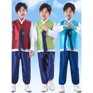 (Size Trẻ Em) Bộ trang phục truyền thống Hàn Quốc Hanbok cho bé trai cực kỳ dễ thương/ Trang phục Hanbok trẻ em