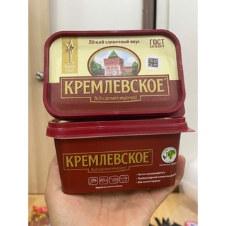 Bơ Nga - Bơ thực vật Kremlin hiệu Kremlevskoe - Bơ thực vật hàng nội địa Nga 400g