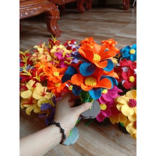 Khóm hoa nỉ đồ dùng mầm non