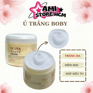Kem Ủ Trắng Body GLUTA WHITE Trắng Da Body, Mịn Da Hộp To 600gr