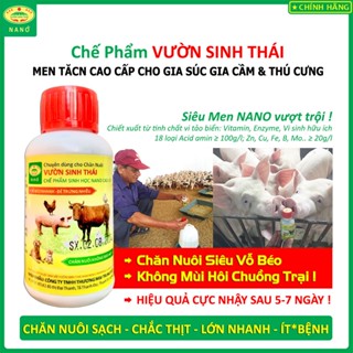Chế phẩm sinh học VƯỜN SINH THÁI cho Chăn nuôi Gia súc, Gia cầm