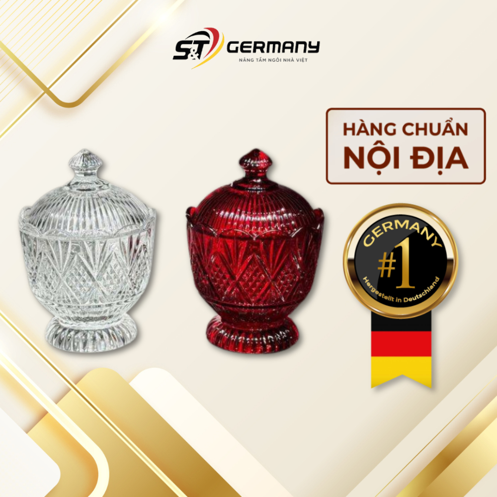 HCM Tô pha lê Godinger Dublin có nắp nội địa Đức GermanySnT