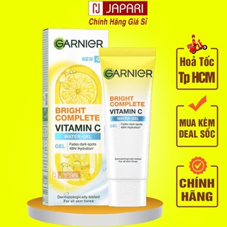  Kem Dưỡng Ẩm Garnier Water Gel CHÍNH HÃNG - Kem Dưỡng Vitamin C Trắng Sáng Da Mặt Gel Dưỡng Cấp Ẩm - JAPARI 