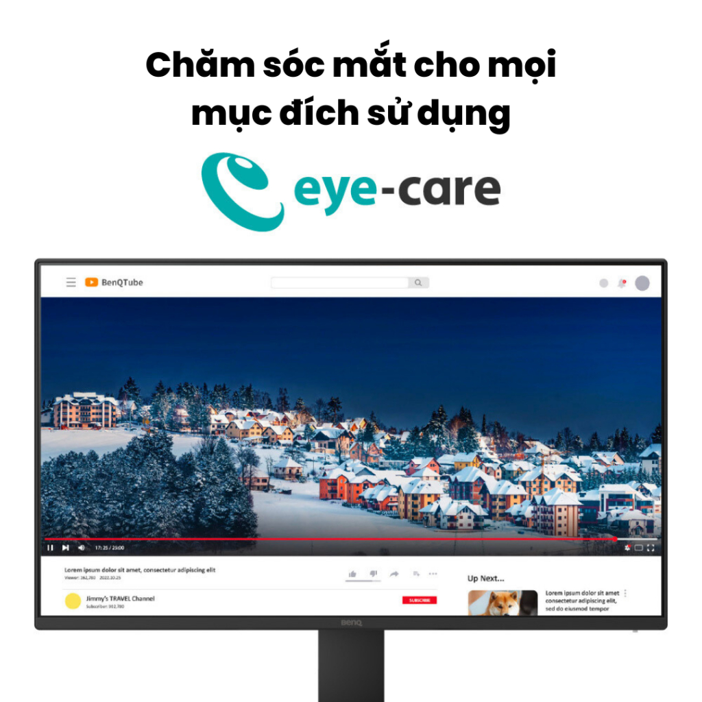 BenQ GW2491_Màn hình bảo vệ mắt 23.8 inch 1080p IPS 100Hz phù hợp làm việc và giải trí | BigBuy360 - bigbuy360.vn
