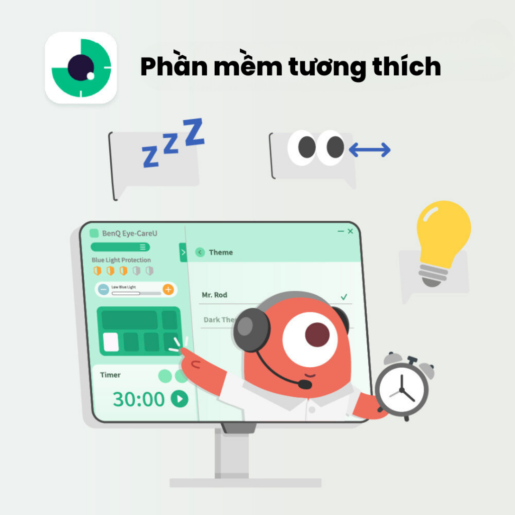 BenQ GW2491_Màn hình bảo vệ mắt 23.8 inch 1080p IPS 100Hz phù hợp làm việc và giải trí | BigBuy360 - bigbuy360.vn
