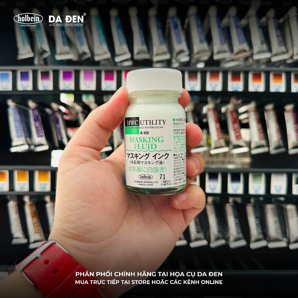 [DA ĐEN - QUẬN 3] Keo Chặn Màu Holbein
