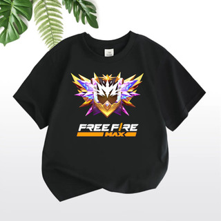 Áo Free Fire màu đen trắng cotton 100% new upgraded rank thách đấu cực chất