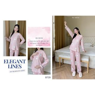  Bộ Bầu Cotton Lông Cao Cấp Đem Lại Sự Thoải Mái Cho Mẹ B729 Thiết Kế By B2MUM 