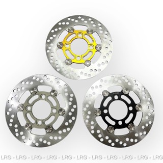 Đĩa Hylos Size 220mm V3 Mẫu Tròn Khoen Inox 304 4 Lổ Lắp Mọi Loại Xe