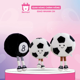 Gấu bông bóng đá Bemori thú nhồi bông trái banh quả bi-a mềm mịn cao cấp