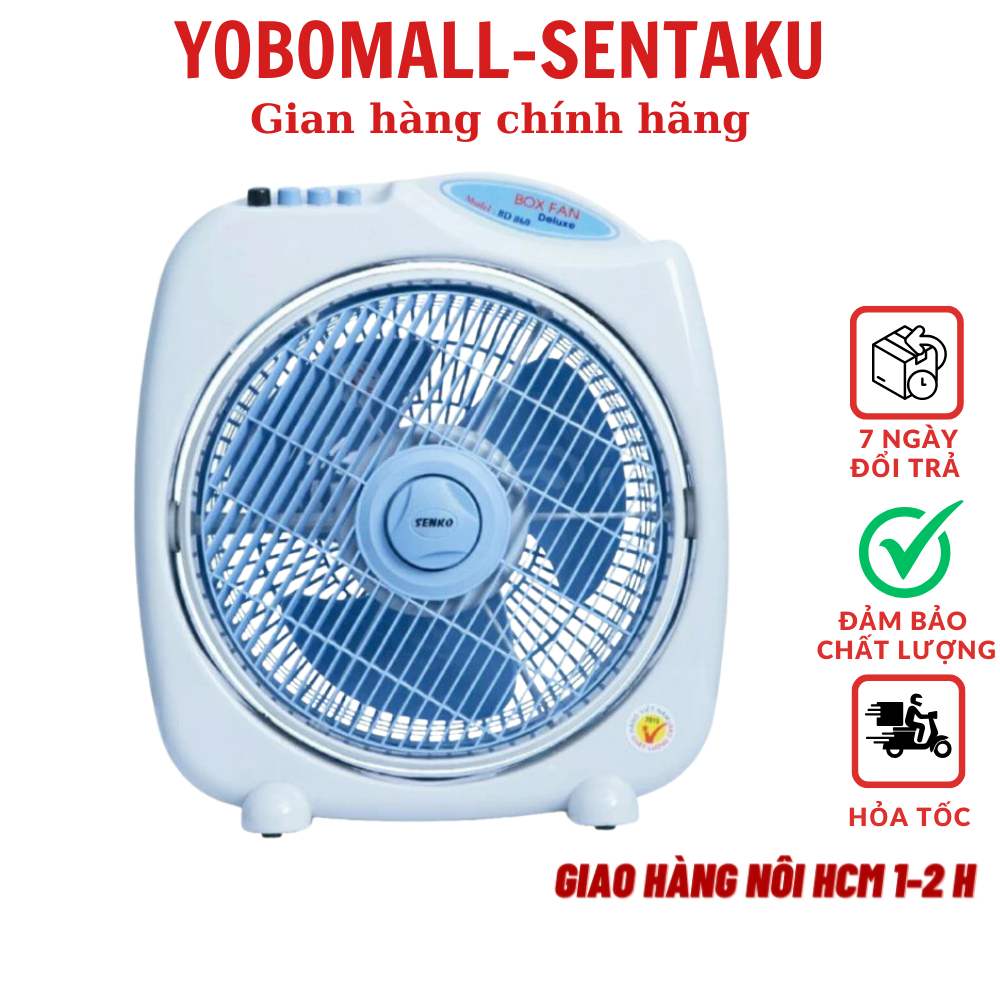 Quạt Bàn Đảo SENKO BD1012 Bảo Hành Chính Hảng - Yobomall
