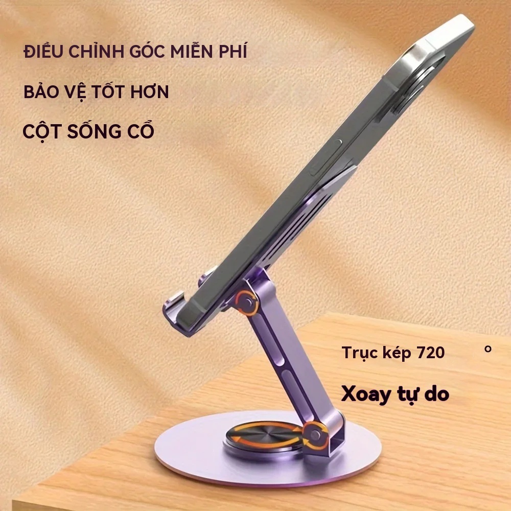 TZUZL Z02 Giá đỡ điện thoại di động bằng kim loại giá đỡ điện thoại di động gấp xoay 360 độ | BigBuy360 - bigbuy360.vn