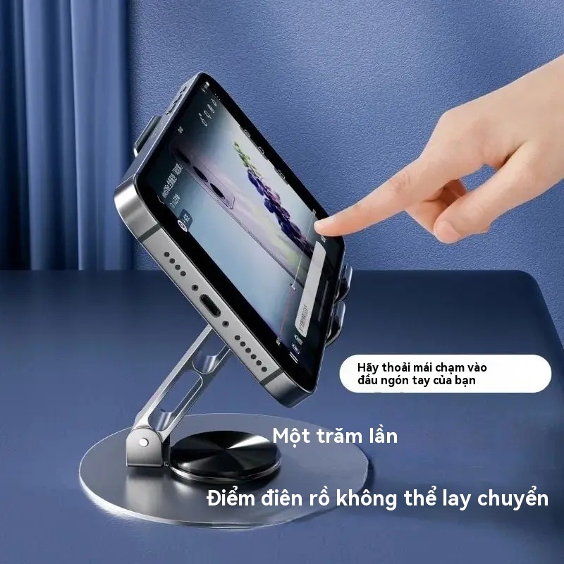 TZUZL Z02 Giá đỡ điện thoại di động bằng kim loại giá đỡ điện thoại di động gấp xoay 360 độ | BigBuy360 - bigbuy360.vn