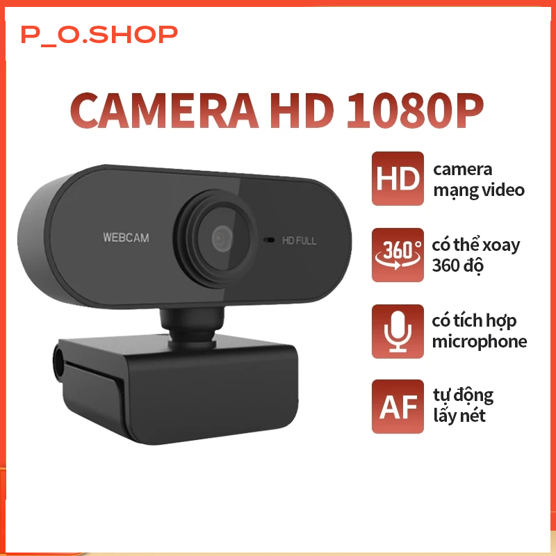 【🔥Rẻ】Webcam máy tính chuyên dụng cho Livestream, camera mini，Học và Làm việc Online siêu rõ nét FHD 