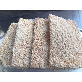 Cơm cháy chưa chiên (100% Nếp thơm) đặc sản Ninh Bình 1kg (16-17 miếng)