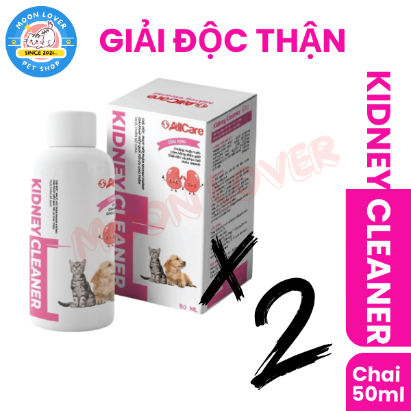 [Combo2]Giải Độc Thận Chó Mèo KIDNEY CLEANER Phục Hồi Chức Năng Thận, Ngăn Ngừa Sỏi Thận, Sỏi Tiết N