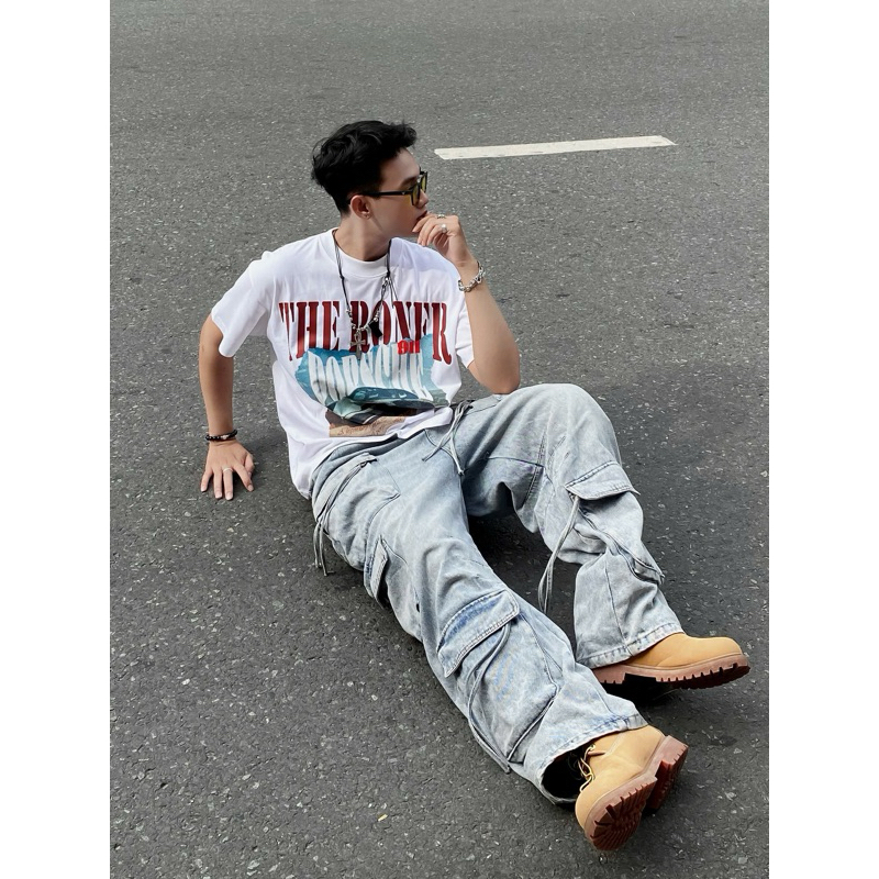  Áo thun BOXY "Por911" THE RONER 100% Cotton Local Brand Unisex Form Rộng | BigBuy360 - bigbuy360.vn