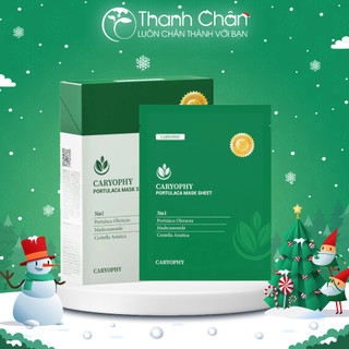 Mặt Nạ Tràm Trà Caryophy Portulaca Mask Sheet 22g
