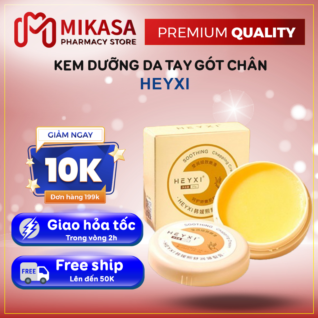 Kem Dưỡng Da Tay Gót Chân HEYXI – Kem HEYXI Chăm Sóc Toàn Diện Cho Gót Chân Và Da Tay, Mềm Mại, Không Nứt Nẻ