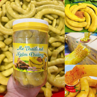 Me Thái ngâm đường nguyên trái to giòn chua chua ngọt ngọt, hủ me tiện lợi  ăn vặt AN Organic Food