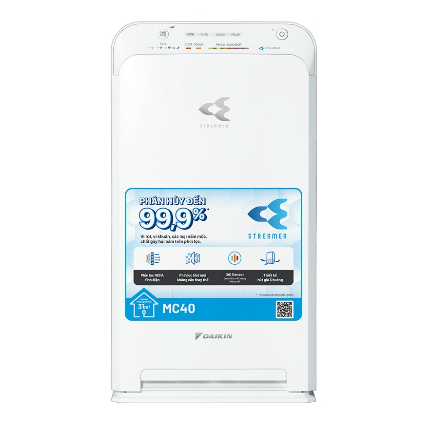 Máy Lọc không khí Daikin MC55UVM6-7 - Diện tích sử dụng 41m2 | BigBuy360 - bigbuy360.vn