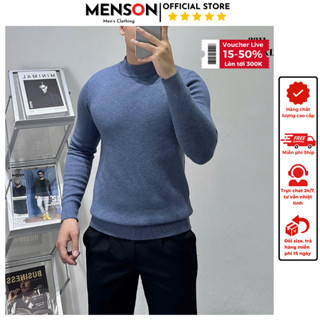  Áo len cổ lọ nam quảng châu hàng thiết kế phom đẹp dày dặn siêu ấm họa tiết đẹp bản new 2024 Menson MD4-2211 