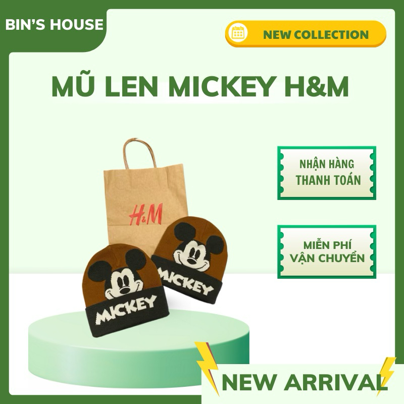 Mũ len H&M sz 1-10y