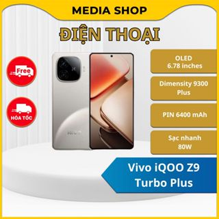 Điện thoại Vivo iQOO Z9 Turbo Plus (BH 12 Tháng) - Dimensity 9300 Plus- Giá rẻ - Mobilecity Media