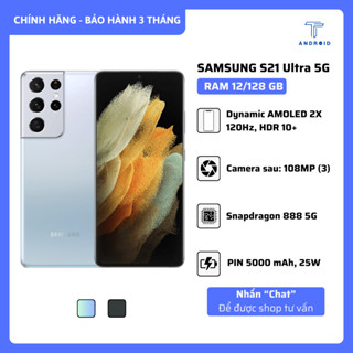 [SALE SỐC] Điện Thoại Samsung S21 Ultra 5G Ram 12GB - Màn 120Hz - Camera 108MP, Chip Snapdragon S888
